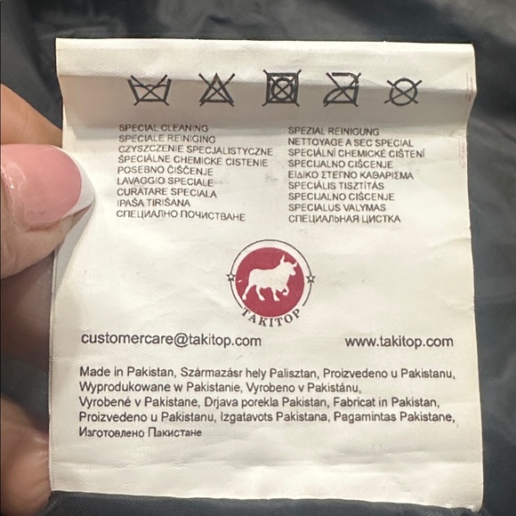 TAKITOP Black Leather Peplum Moto Jacket Silver Accents double sided zipper Sz M - Picture 12 of 16